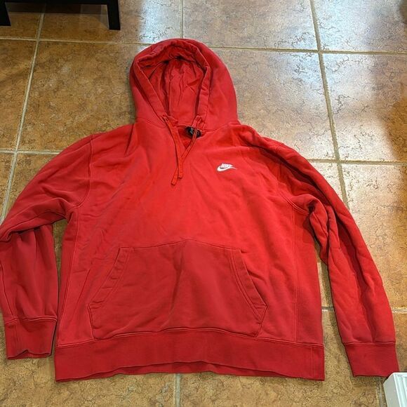 NikeVintage 90s Swoosh Embroidered Hoodie Logo Athletic Pull Over size XL - Picture 1 of 9